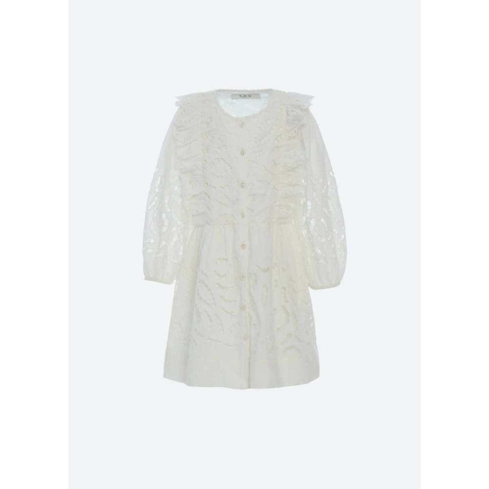 NEW SEA kid's dahlia dress in white